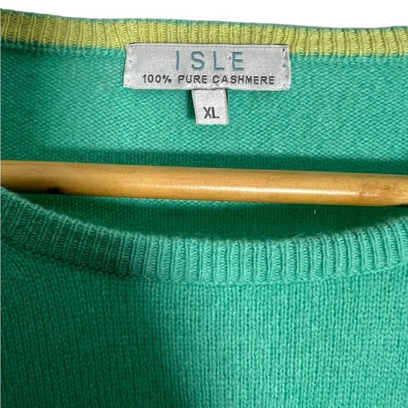 Chic Teal Women's Sweater - 100% Cashmere - Picture 3 of 6